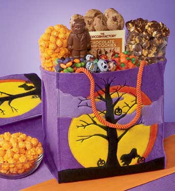 Spooky Halloween Treat Tote Bag icon