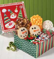 Popcorn Snowman Sampler