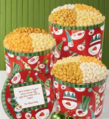 Popcorn Snowman Popcorn Tins