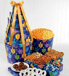 Spin the Dreidel Tin & Tower