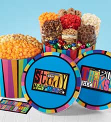 Magnet Snack Assortment & 3-Way Popcorn Tins