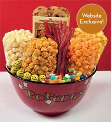 Popcorn Bowl & Snacks