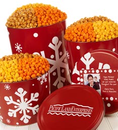 Big Snow Popcorn Tins