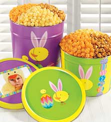 Hop to It Popcorn Tins