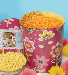 Garden Bunnies Popcorn Tins