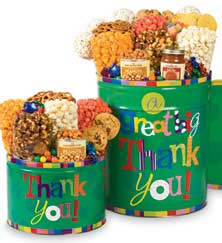 Great Big Thank You Popcorn and Deluxe Snack Tins