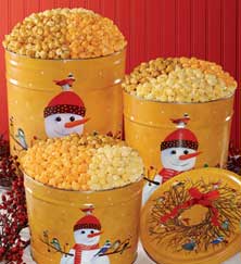 Frosty Friends Popcorn Tins