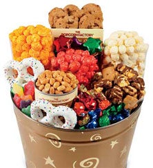 Gold Stars & Swirls Snack