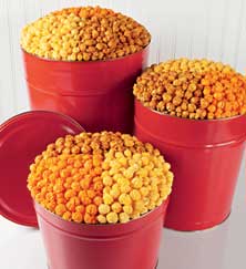 Really Red Popcorn Tins