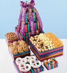 Birthday Stripe Tower