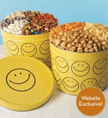 Smiley Face Popcorn and Snacks