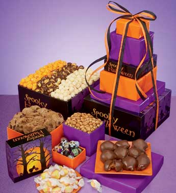 32290z Spooky Halloween Popcorn and Treat Tower