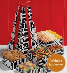 Crossword 6-Tier Tower